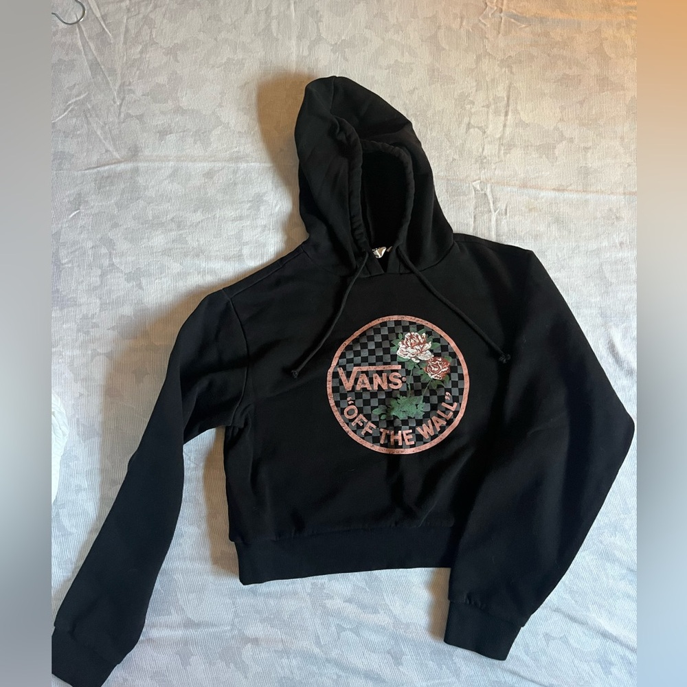 VANS Women’s Sweatshirt, black, size M